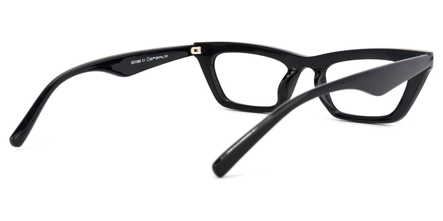 Gorman Cateye Black Glasses3