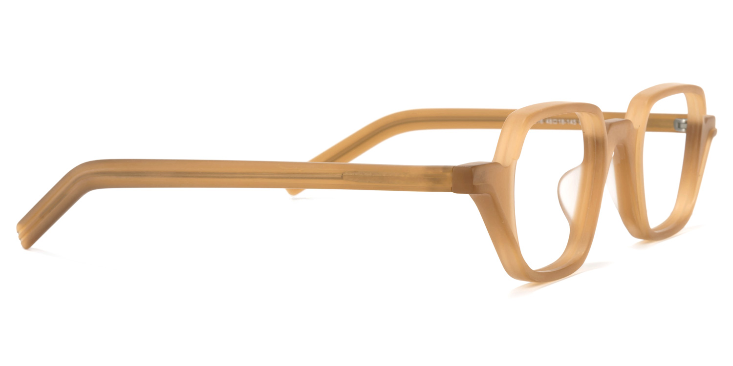 Yasin Square Cameo-Brown Glasses | ZEELOOL Canada3