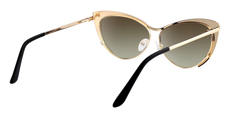 Ellen Cateye Gold Sunglasses | ZEELOOL Canada4