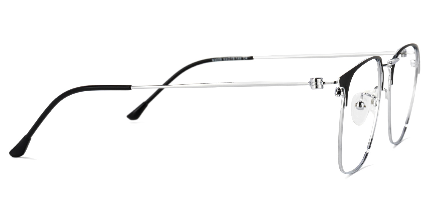 Yulisa Browline Silver Glasses | ZEELOOL Canada3