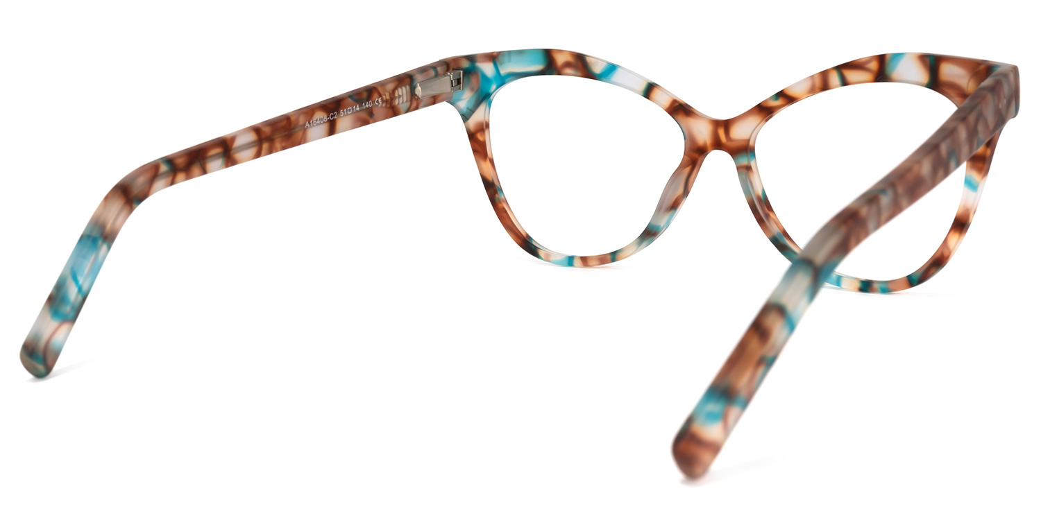 Eschwege Cateye Green-Floral Glasses | ZEELOOL Canada4