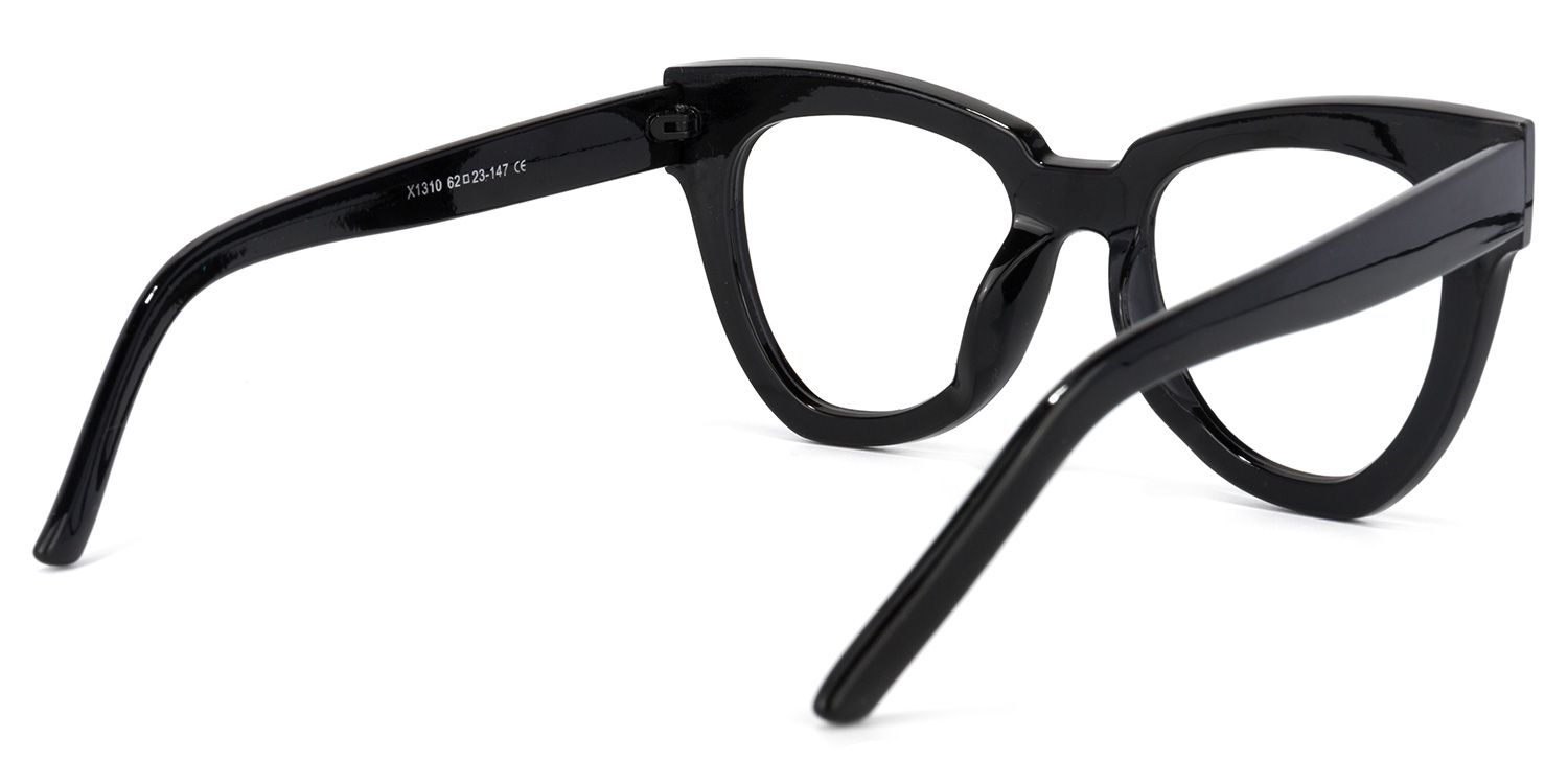 Hassan Cateye Black Glasses | ZEELOOL Canada4