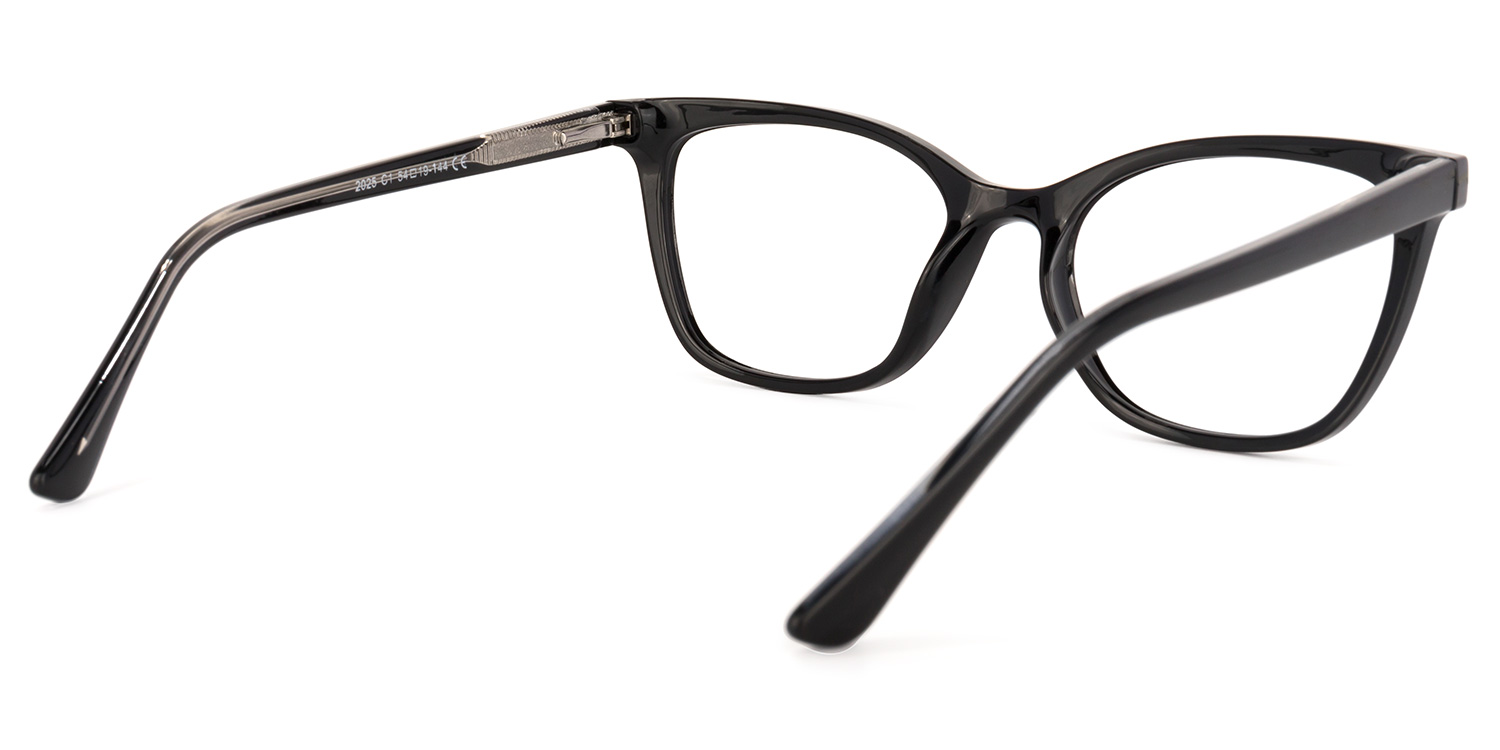 Graham Square Black Glasses | ZEELOOL Canada4