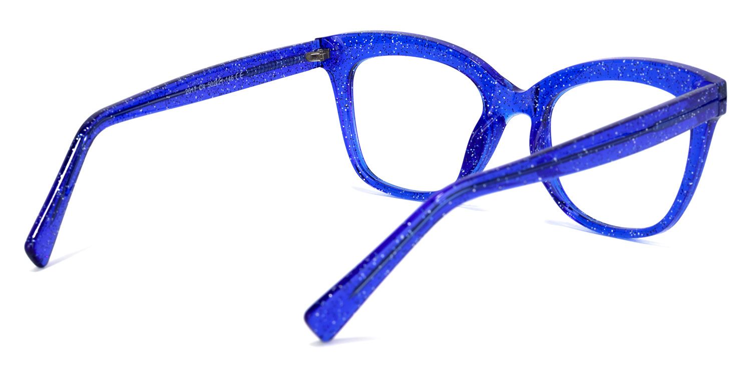 Santiago Cateye Blue Glasses | ZEELOOL Canada4