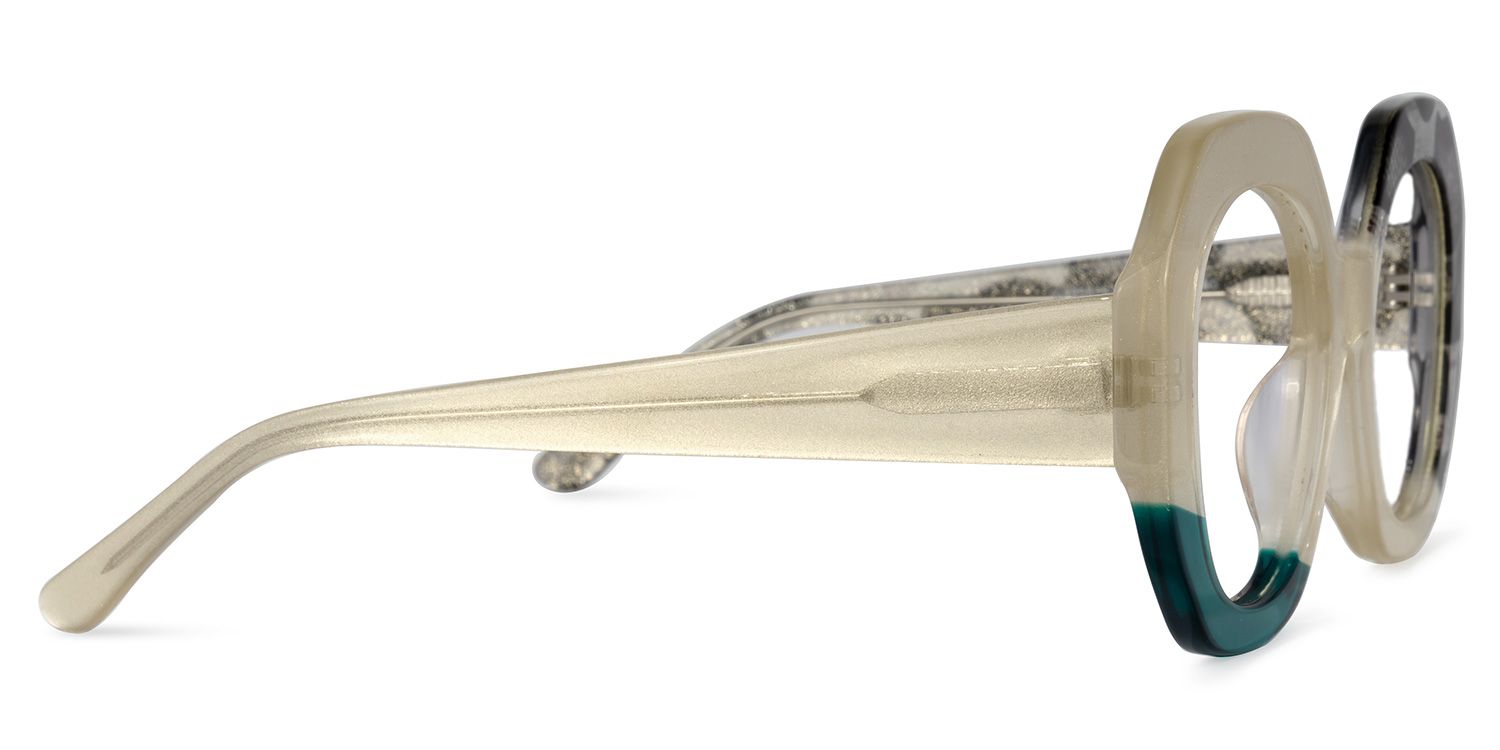 Kinkle Geometric Snake-Skin Glasses | ZEELOOL Canada5