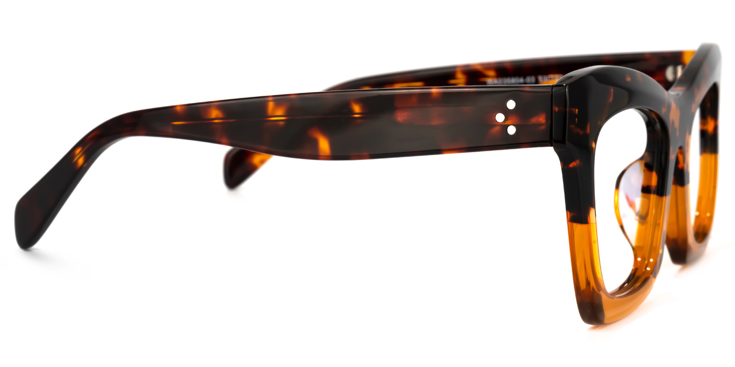 Benitez Square Tortoise Frame Glasses | Zeelool Optical2