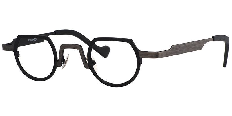 Timothy Round Black Glasses2