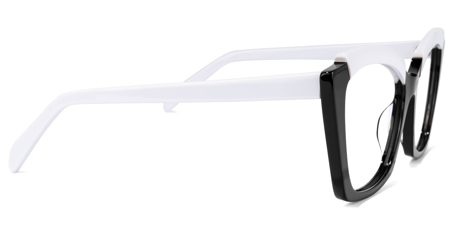 Benesa Browline Black Glasses2