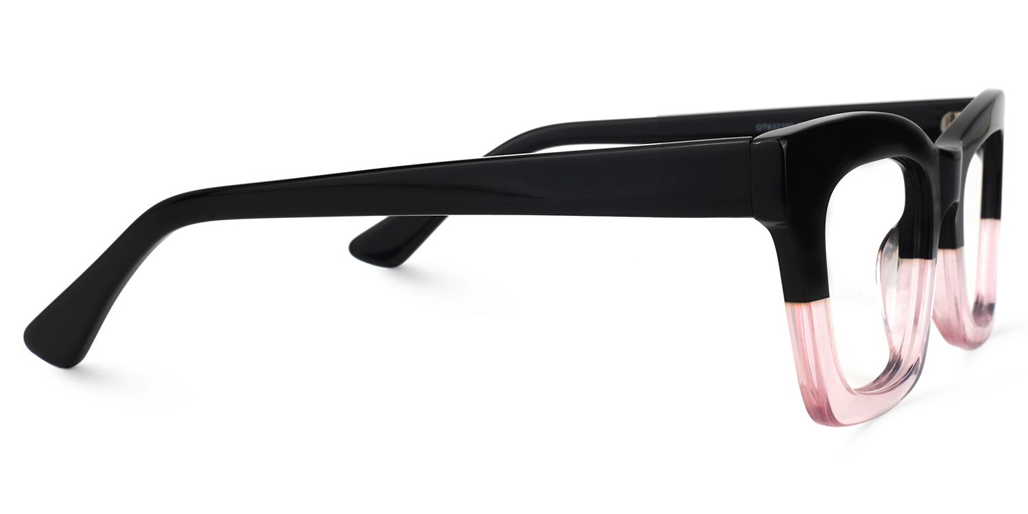 Vargas Square Black-Pink Glasses | ZEELOOL Canada2