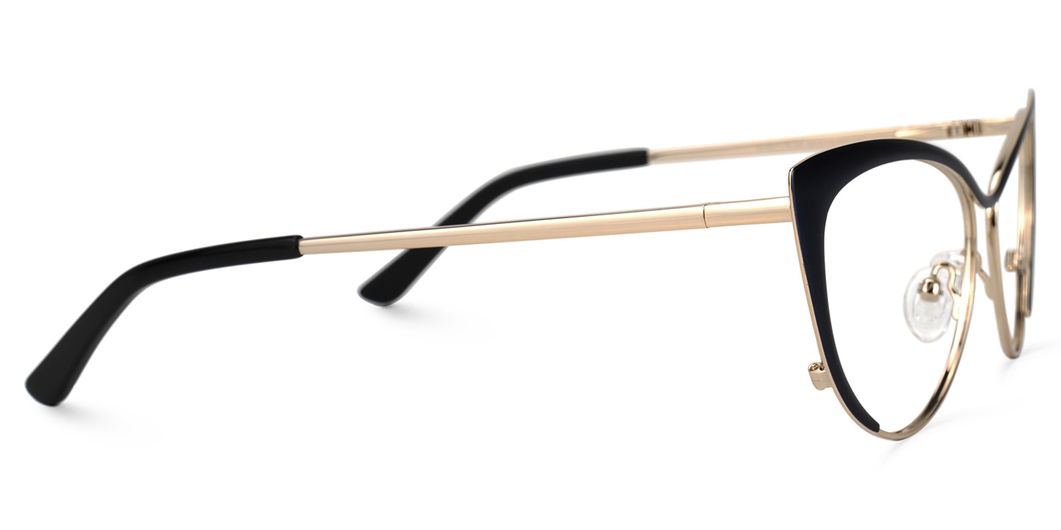 Cateye Dark Blue Glasses | ZEELOOL Canada2