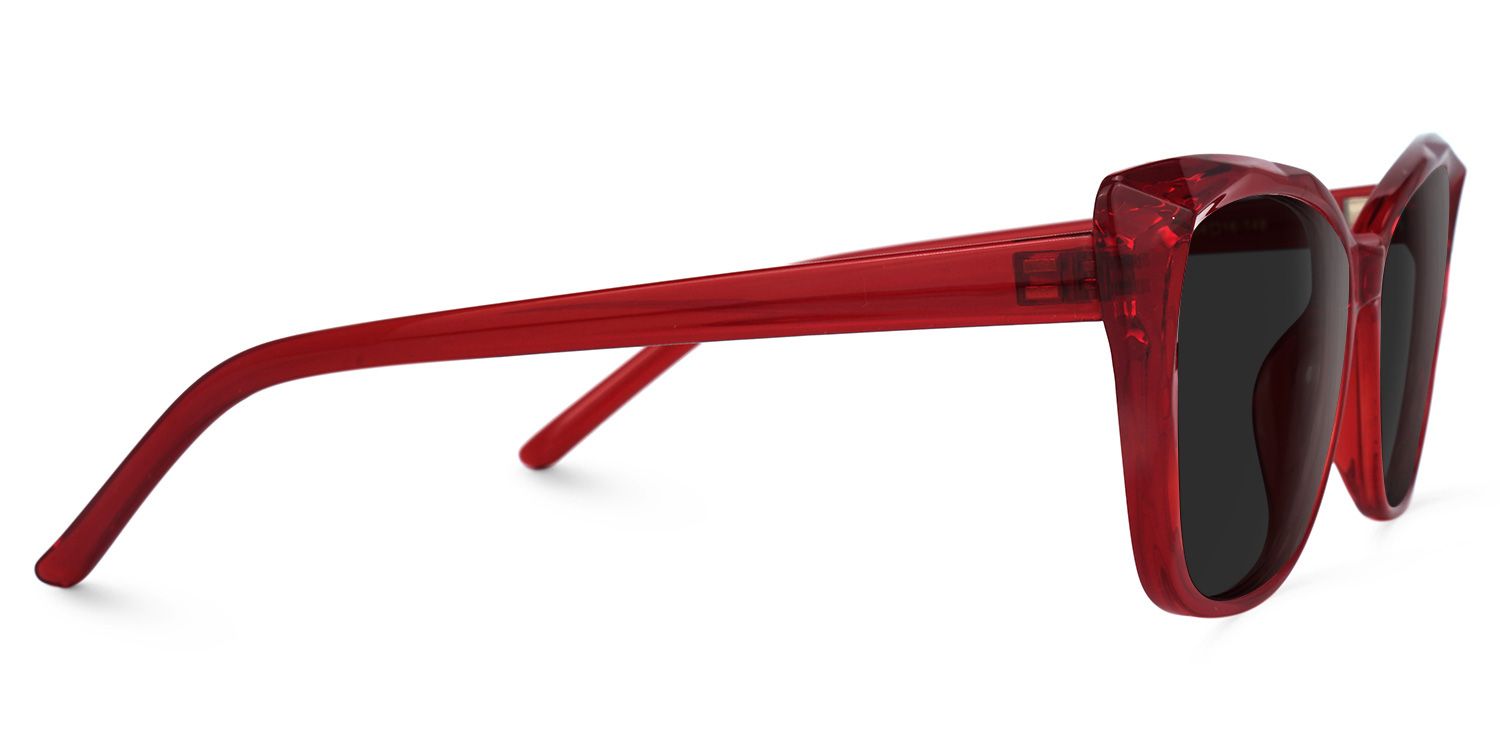 Farris Cat eye Red Sunglasses | ZEELOOL Canada2
