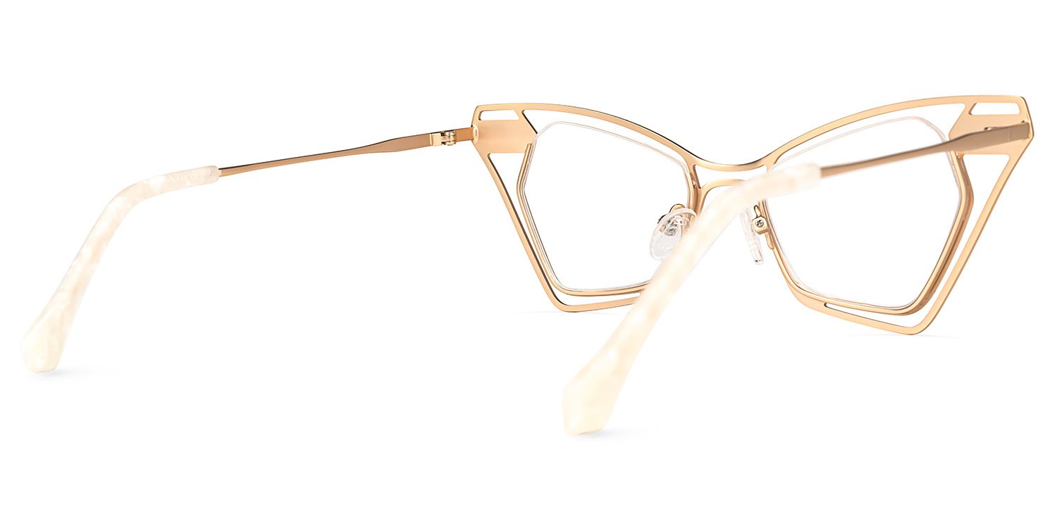 Janelle Butterfly Gold Glasses | ZEELOOL Canada3