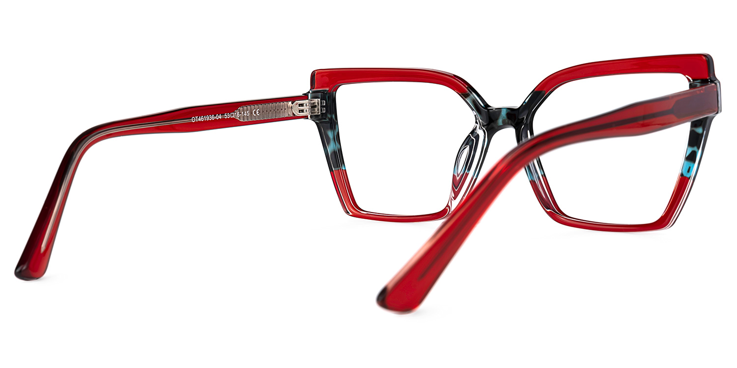 Lonnie Butterfly Red Glasses | ZEELOOL Canada3