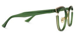 Laraine Cat Eye Green Glasses2