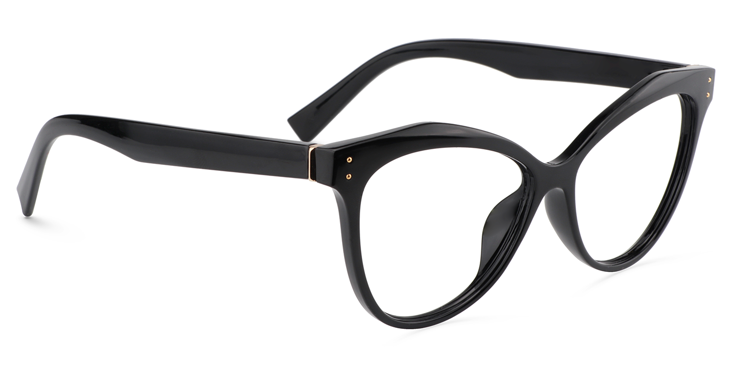 Cateye Black Glasses | ZEELOOL Canada Online3