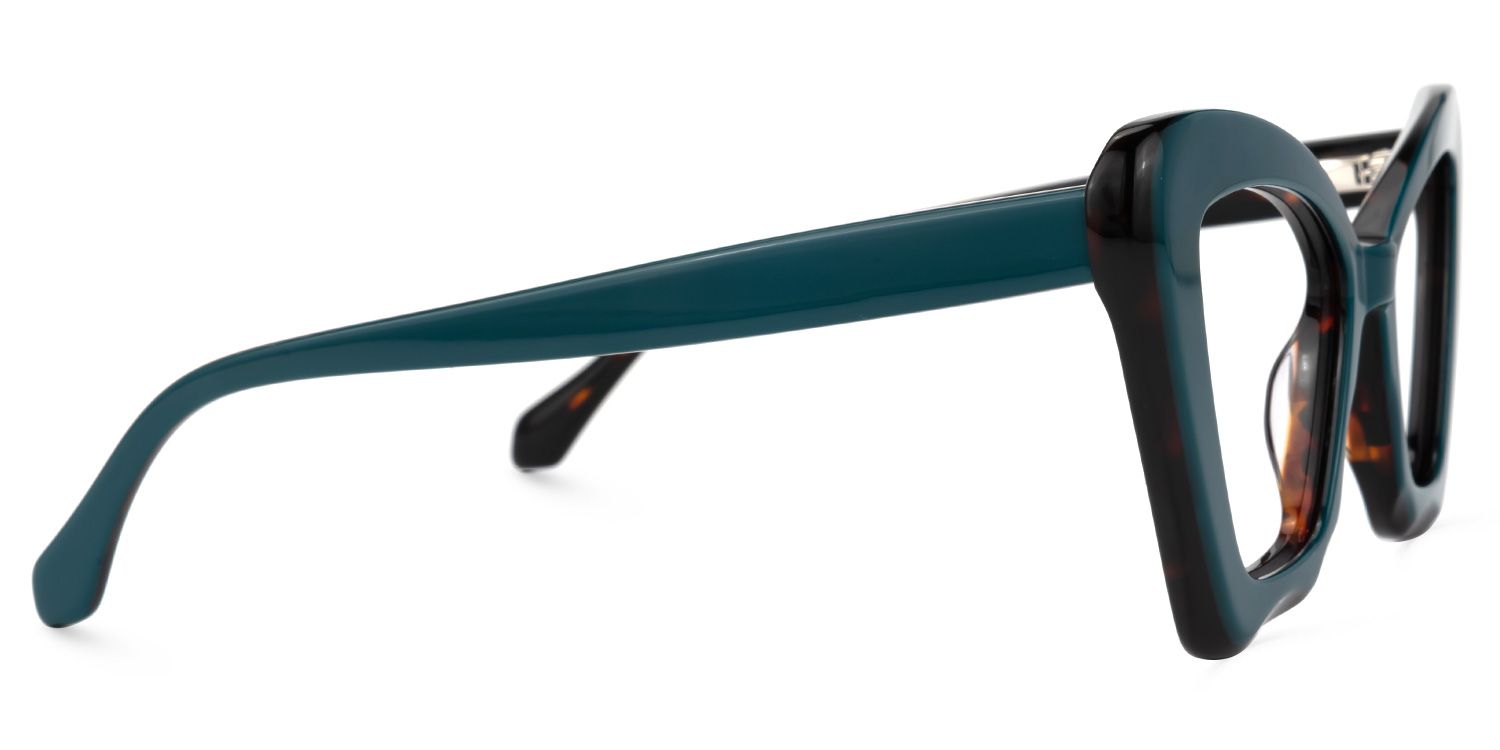Pauline Cateye Green Glasses | ZEELOOL Canada2