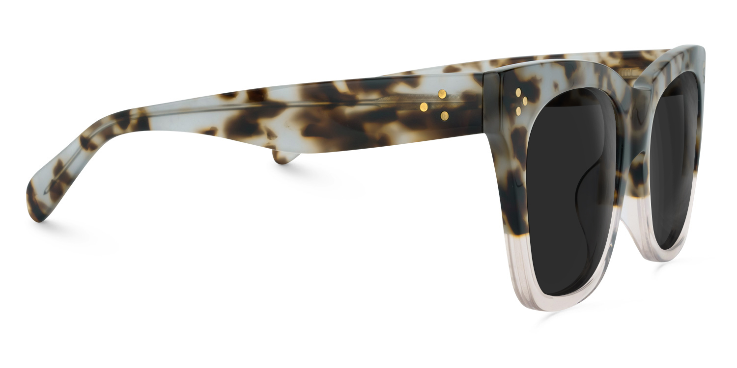 Tandy Rectangle Light-Tortoise Sunglasses | ZEELOOL Canada3