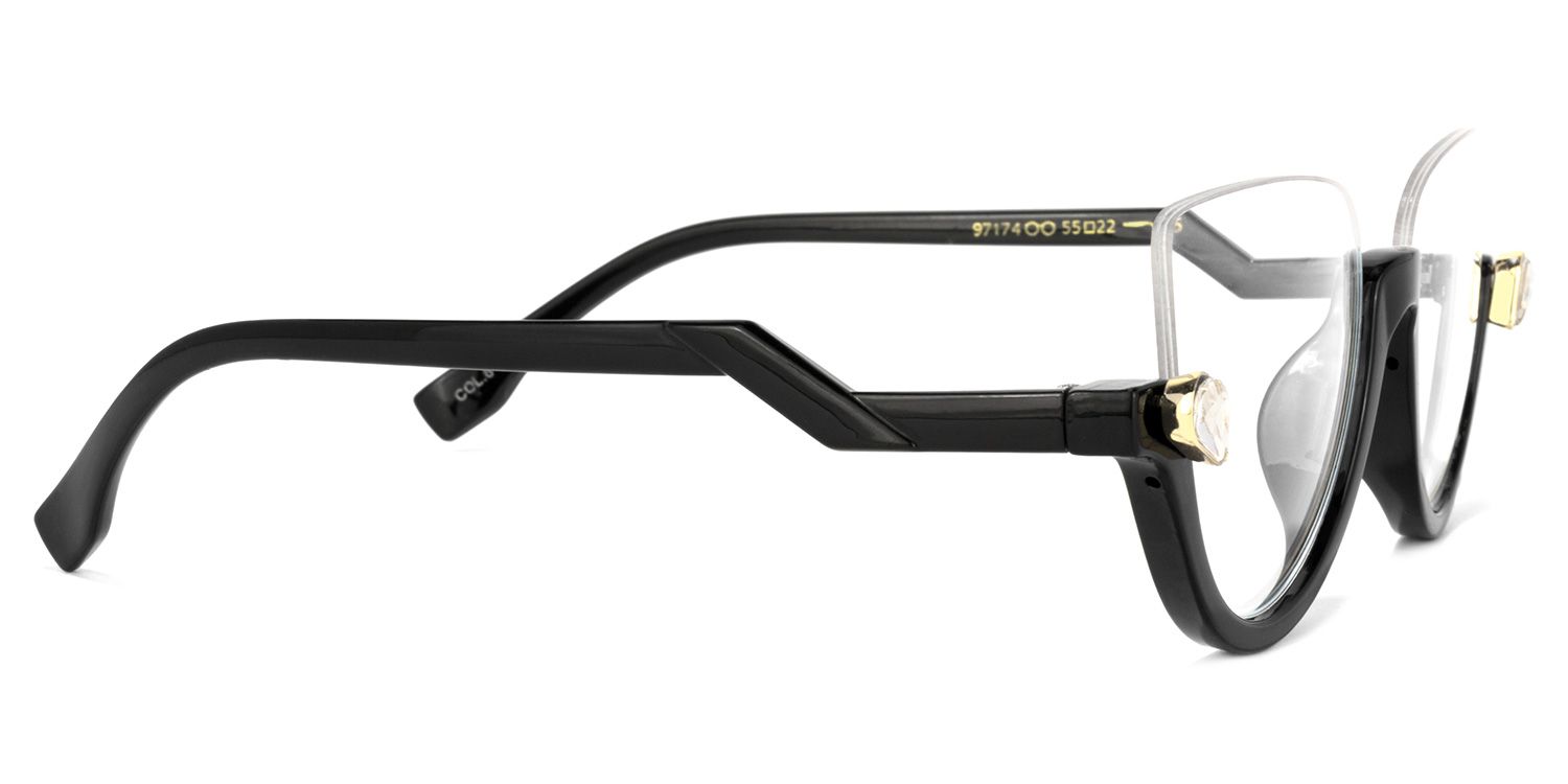 Cat Eye Clear Glasses2