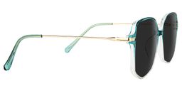 Payton Geometric Green Sunglasses2