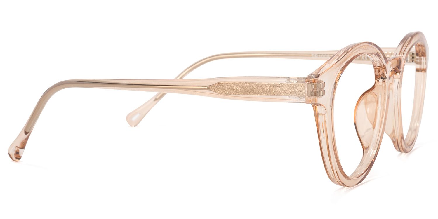 Pierce Round Beige Glasses | ZEELOOL Canada3