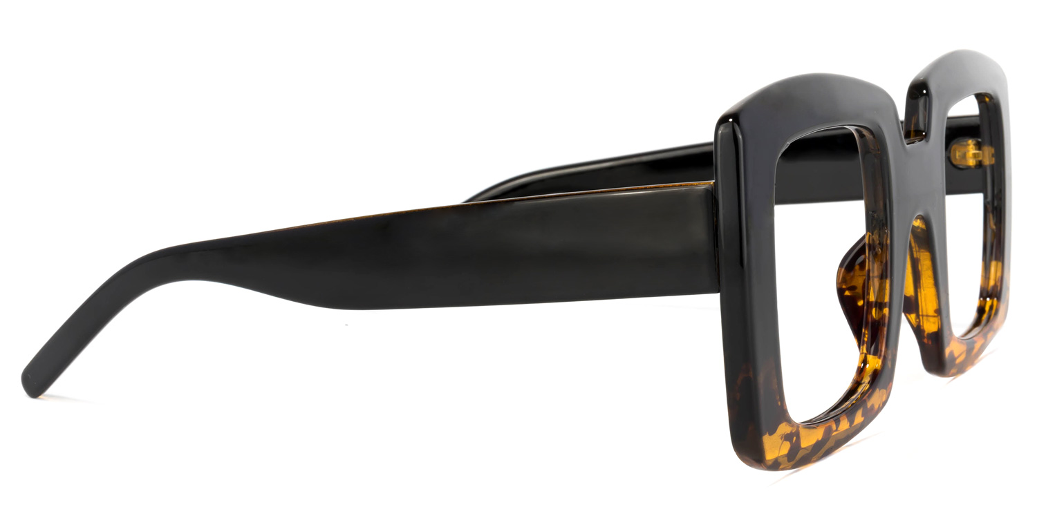 Quincey Square Black Glasses | ZEELOOL Canada3