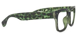 Colin Rectangle Green Floral Glasses3
