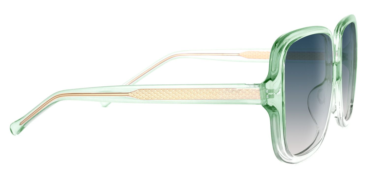 Raymond Square Green Sunglasses | ZEELOOL Canada3