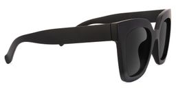 Malcolm Square Black Sunglasses2