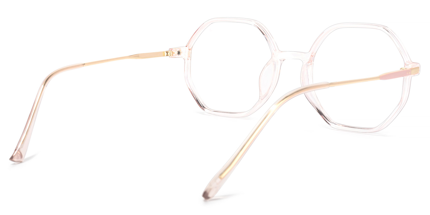 Tanner Geometric Pink Glasses | ZEELOOL Canada4