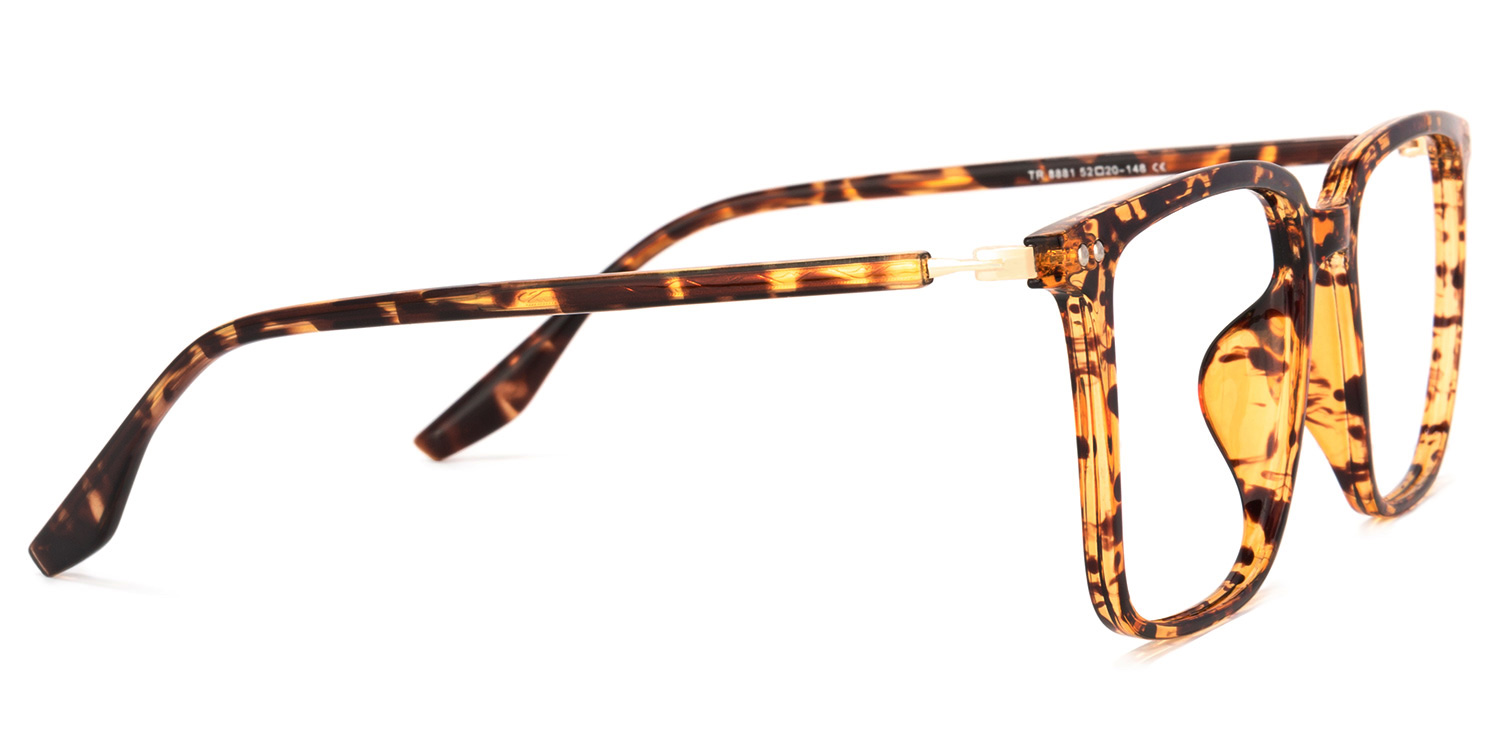 Tobias Square Tortoise Glasses | ZEELOOL Canada3