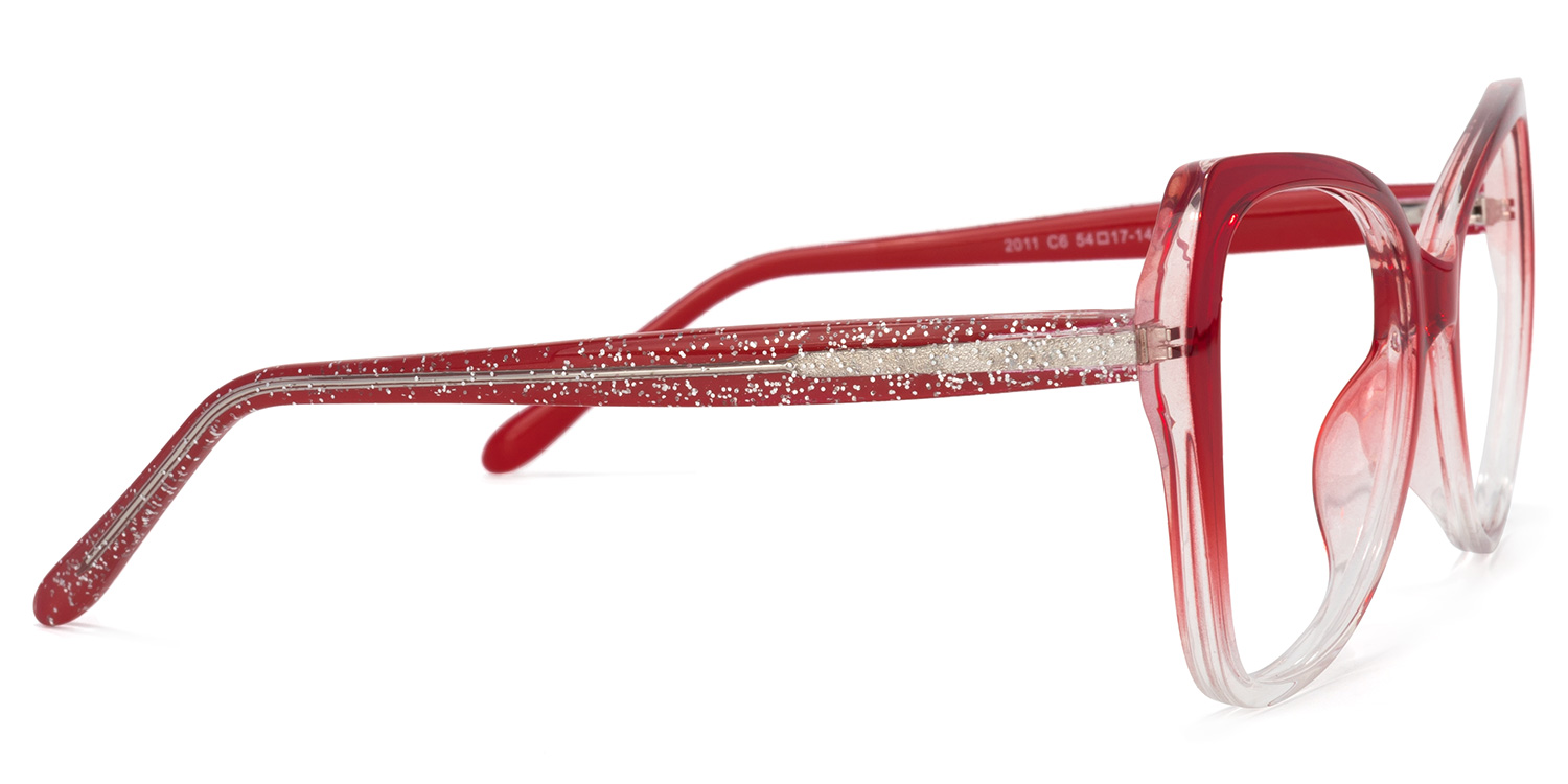 Eleanora Butterfly Red Glasses | ZEELOOL Canada2