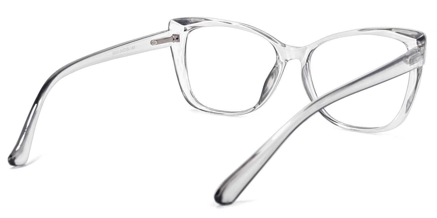Wallace Cateye Gray Glasses | ZEELOOL Canada4