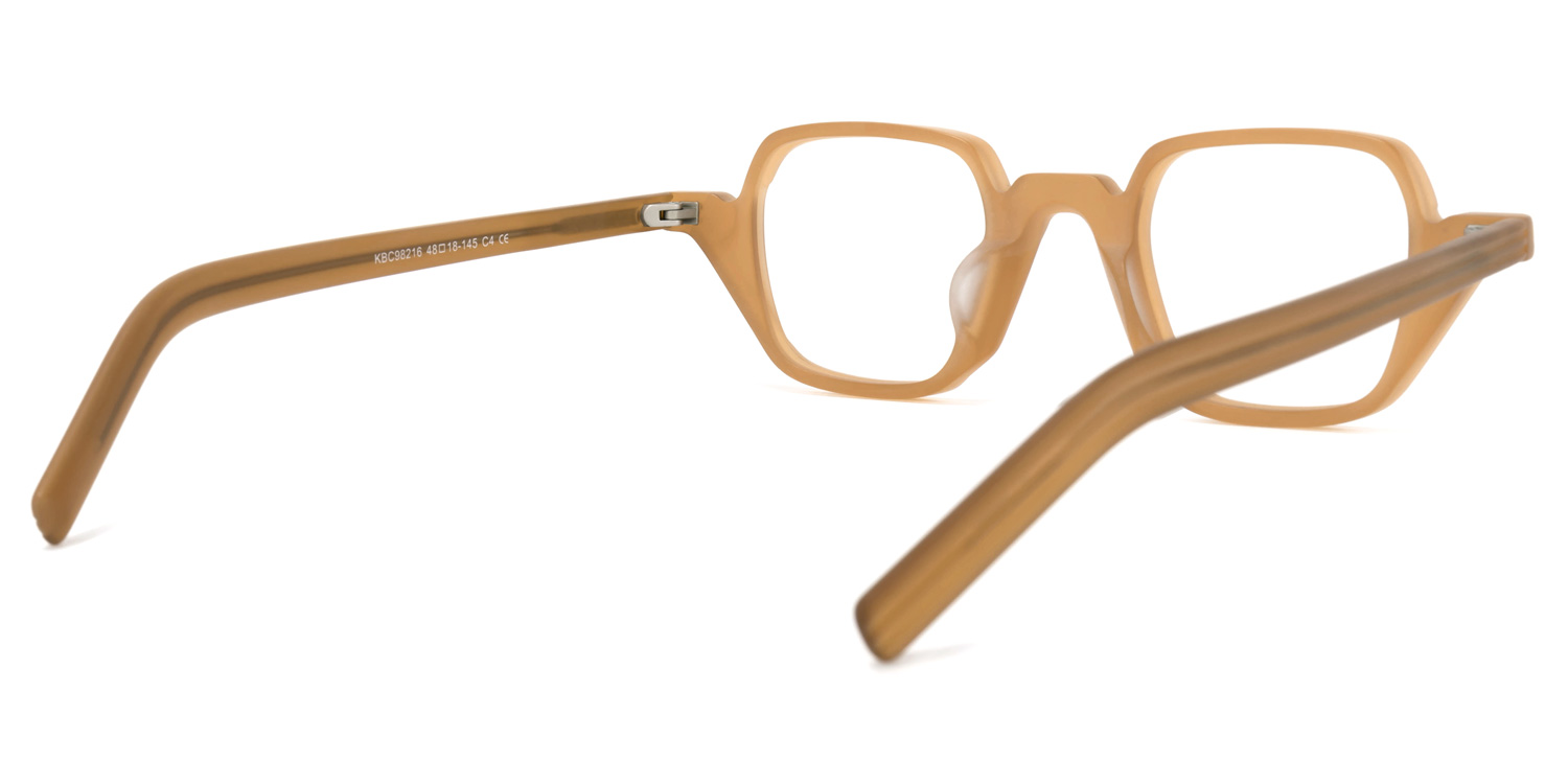 Yasin Square Cameo-Brown Glasses | ZEELOOL Canada4