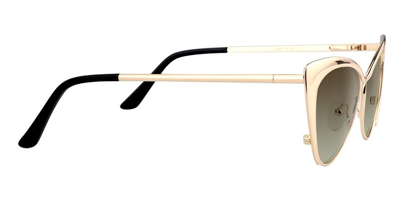 Ellen Cateye Gold Sunglasses | ZEELOOL Canada3