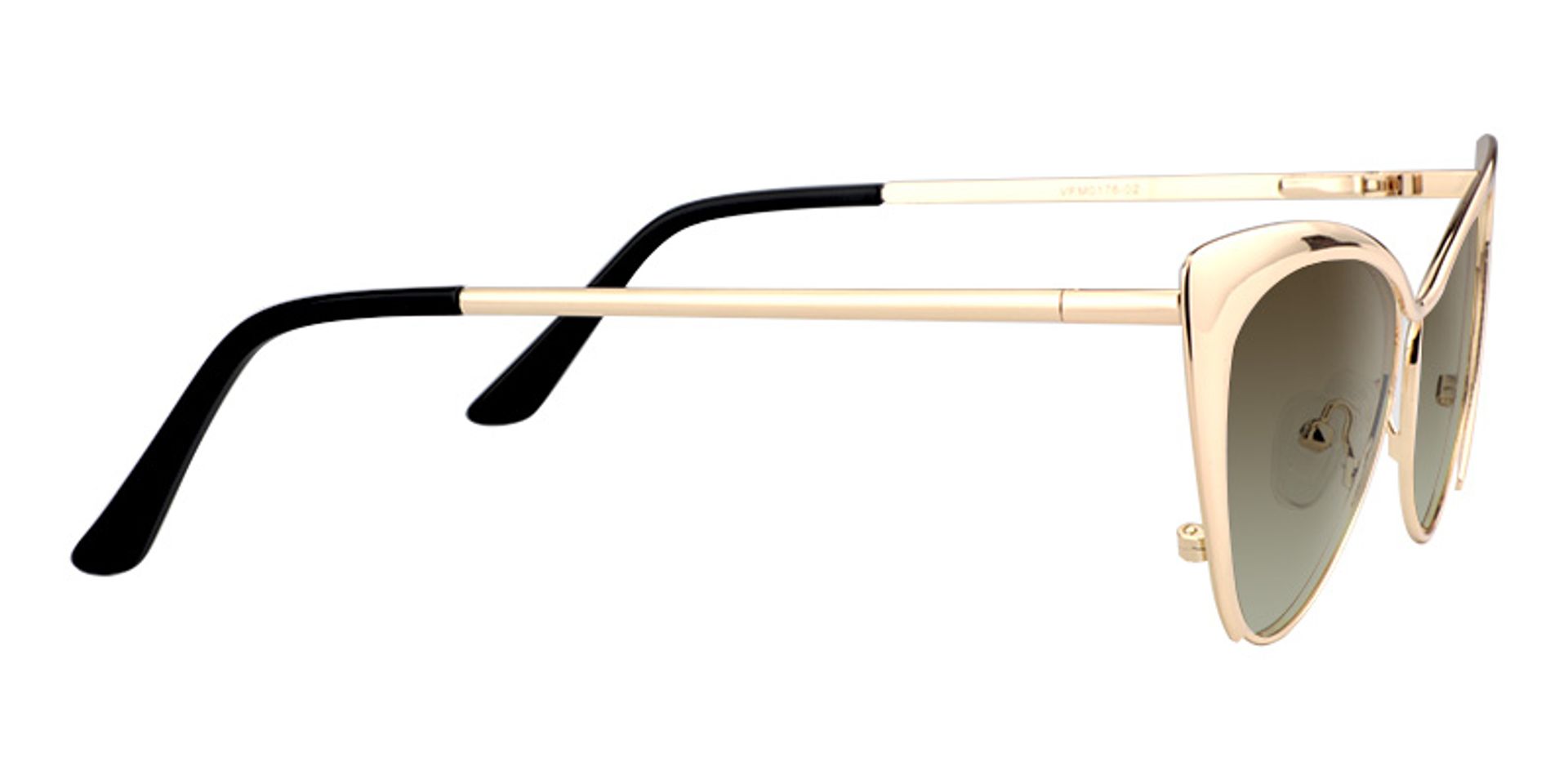 Ellen Cateye Gold Sunglasses | ZEELOOL Canada3