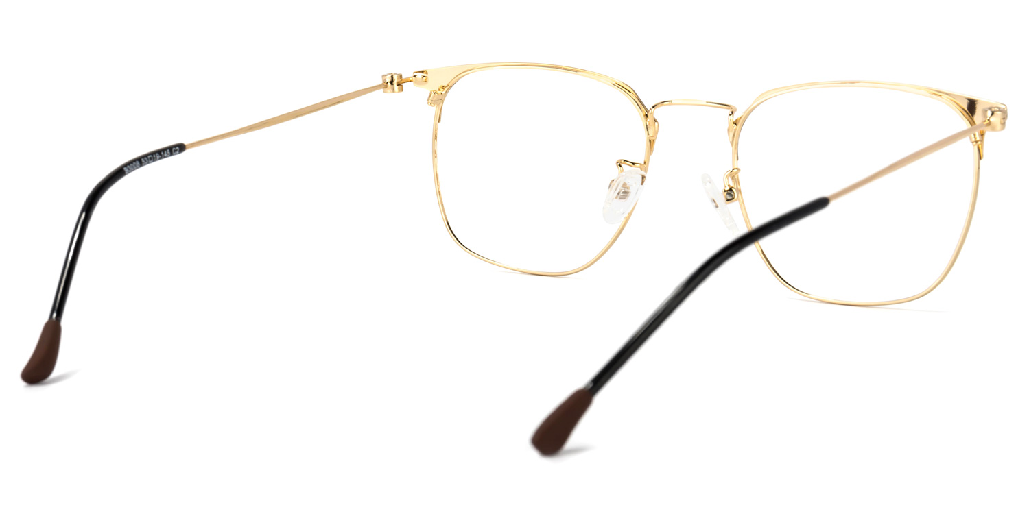 Yulisa Browline Gold Glasses4