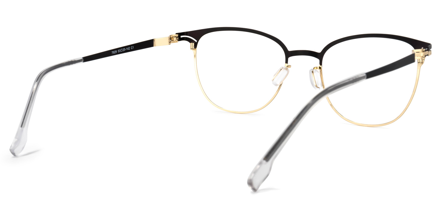 Yelena Sqaure Black Glasses4