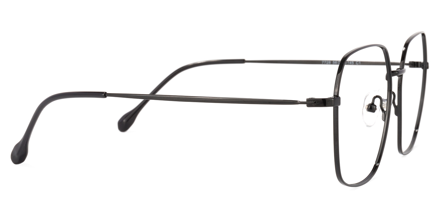 Zander Square Black Glasses | ZEELOOL Canada3