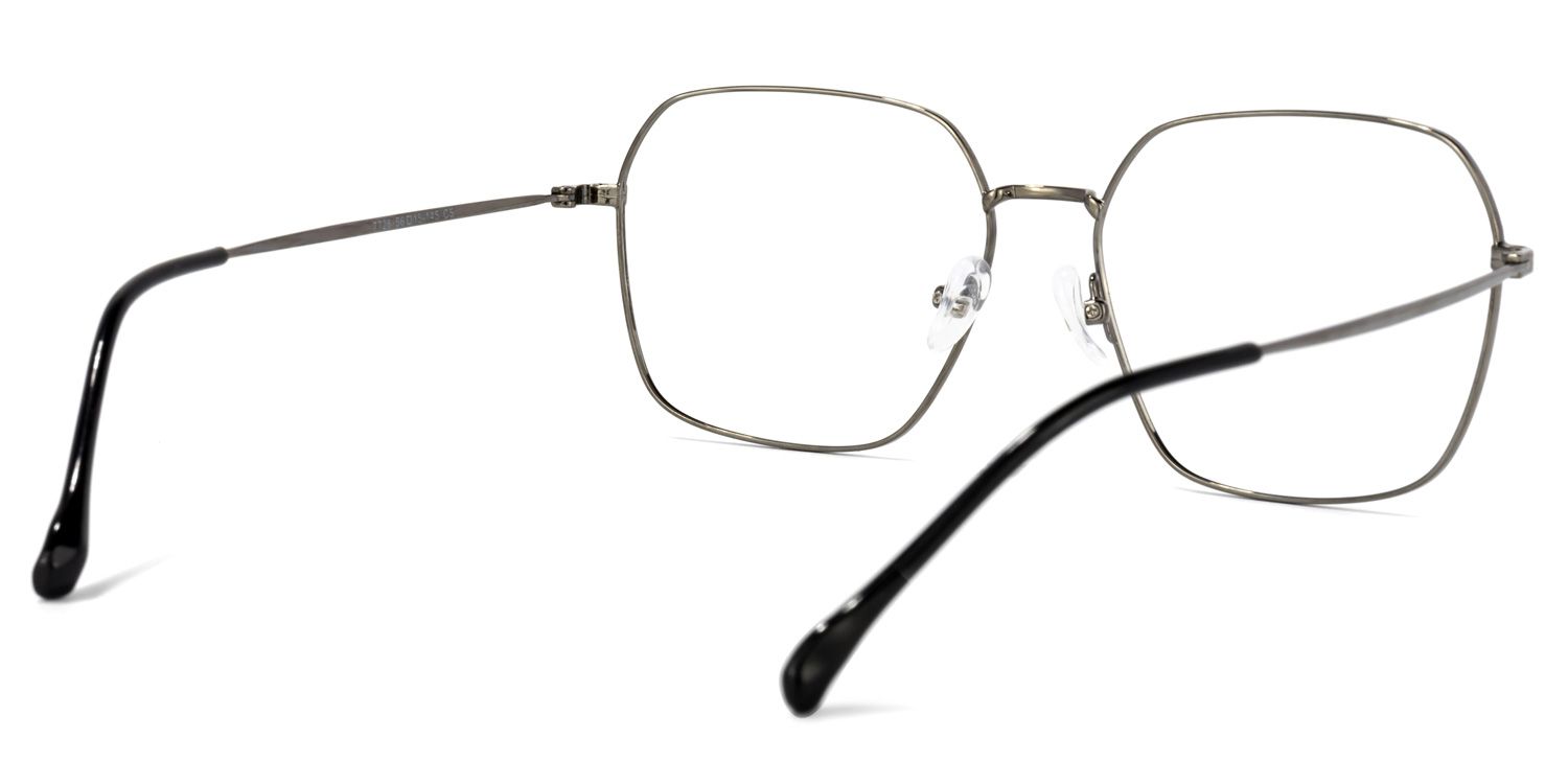 Zander Square Gray Glasses | ZEELOOL Canada4