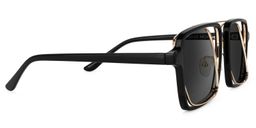 Nellie Aviator Black-Gold Sunglasses3