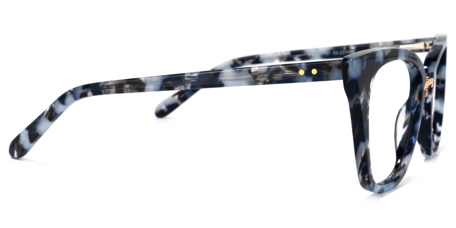 Martha Cat Eye Blue-Tortoise Glasses | ZEELOOL Canada3