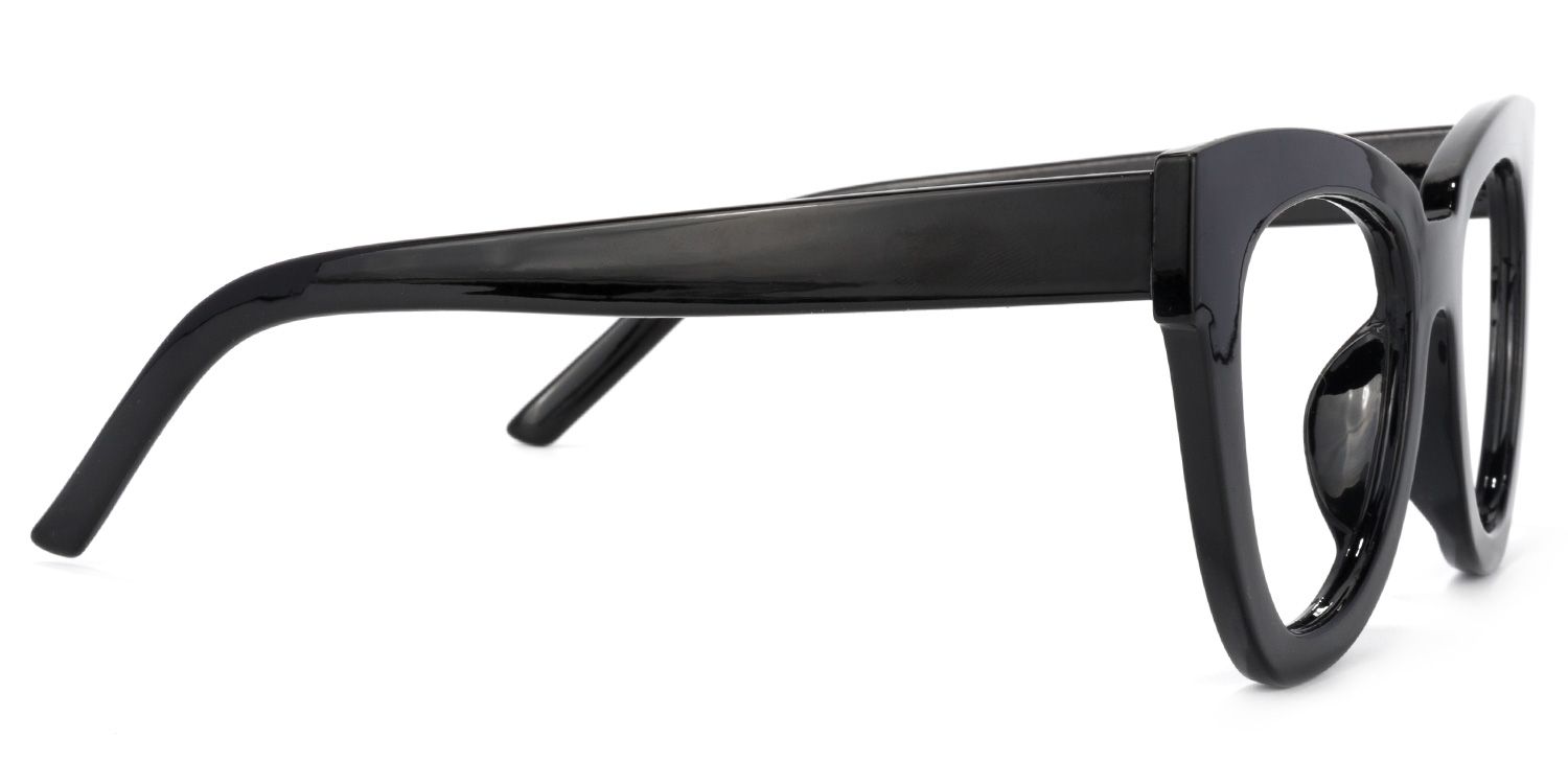 Hassan Cateye Black Glasses | ZEELOOL Canada3