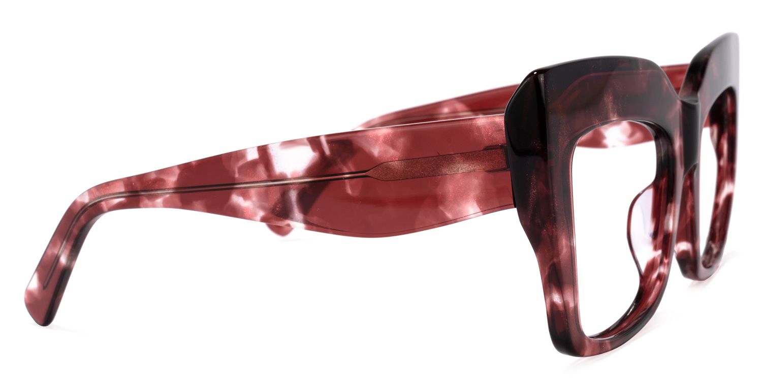 Charmaine Cat Eye Burgundy Glasses | ZEELOOL Canada3