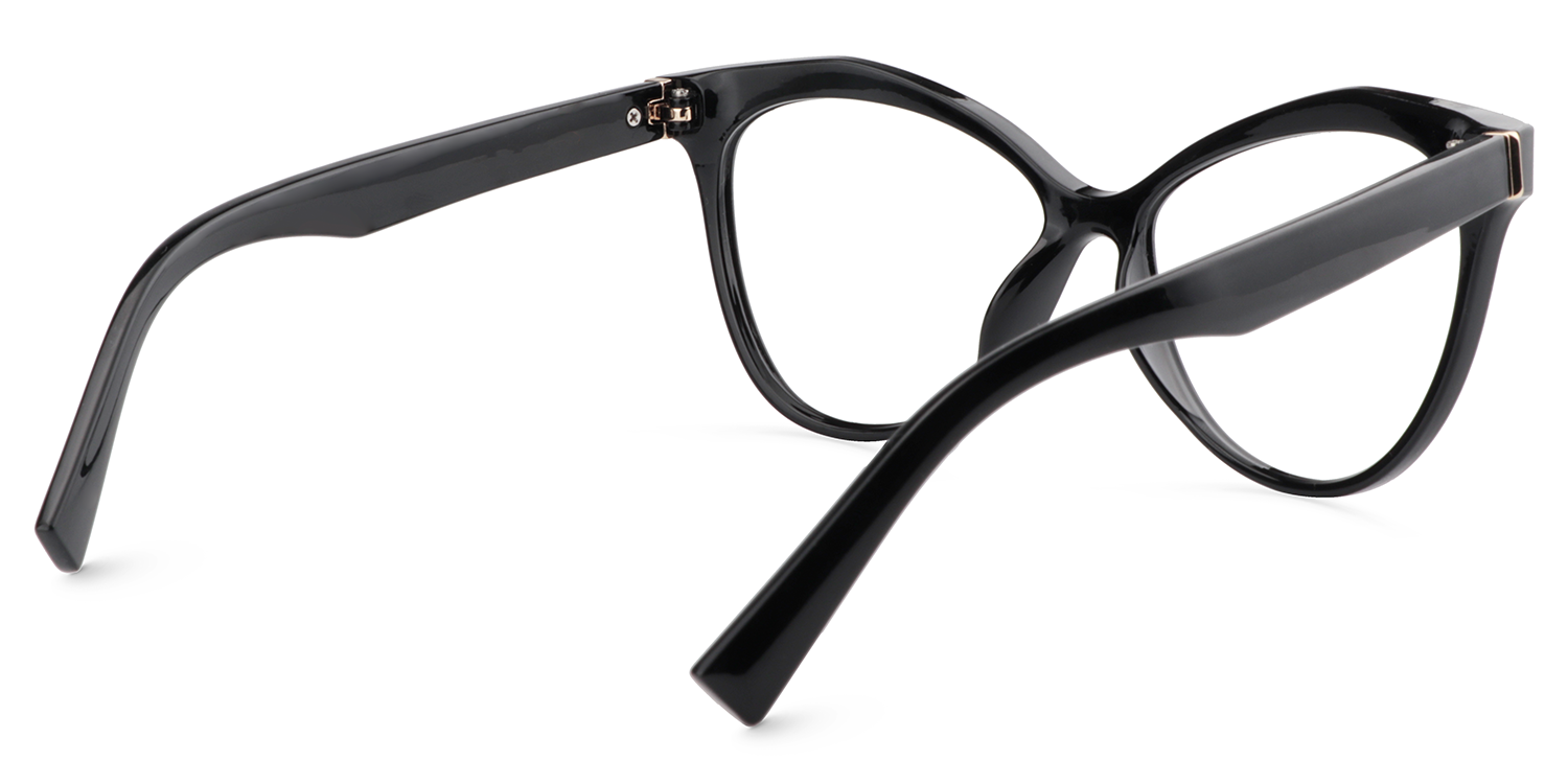 Cateye Black Glasses | ZEELOOL Canada Online5