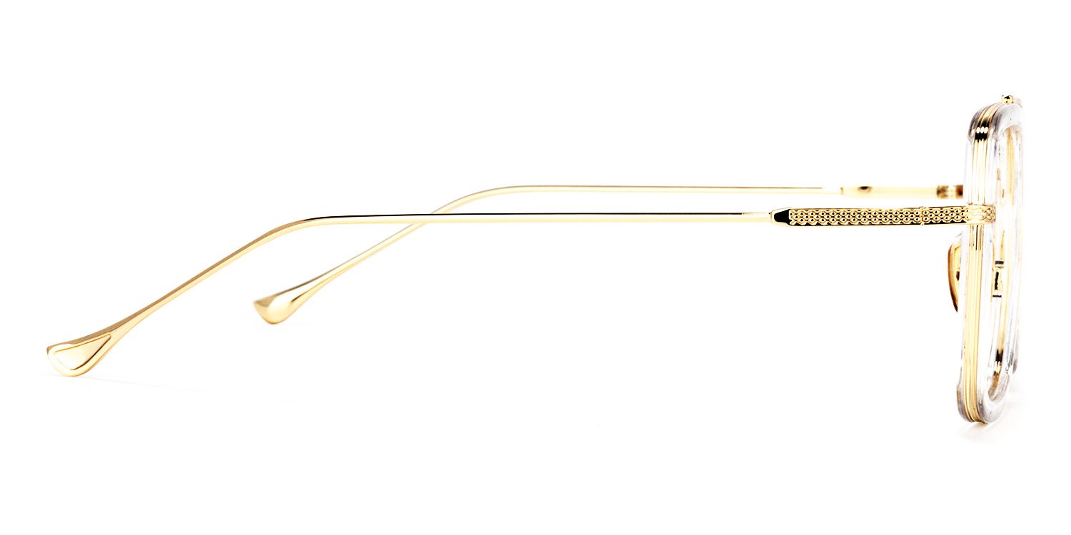 Gifford Aviator Clear Frame Glasses | ZEELOOL Canada5