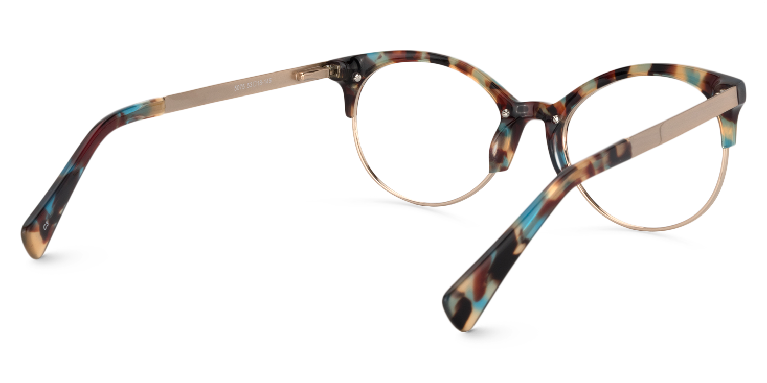 Cat Eye Blue Tortoise Glasses | ZEELOOL Canada5