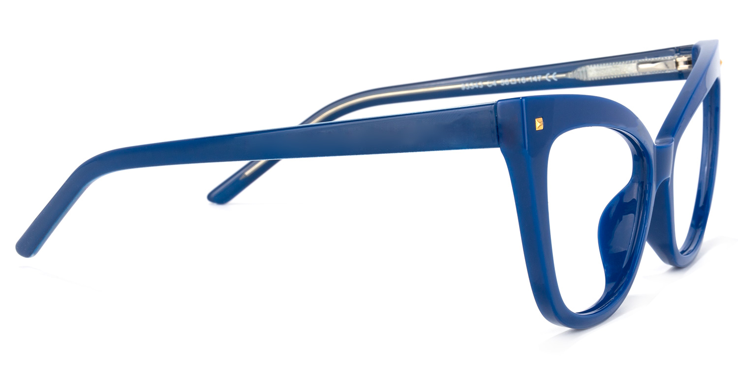 Niamh Cateye Blue Glasses | ZEELOOL Canada3