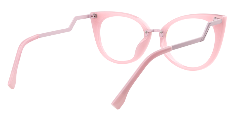 Jacqueline Cat Eye Pink Glasses5