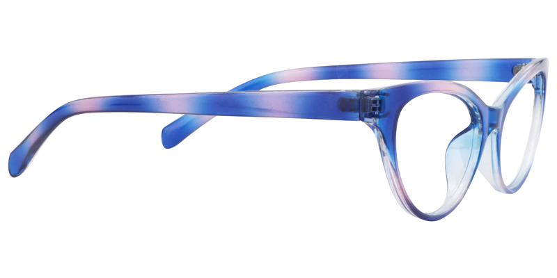 Cateye Blue Reading Glasses | ZEELOOL Canada4