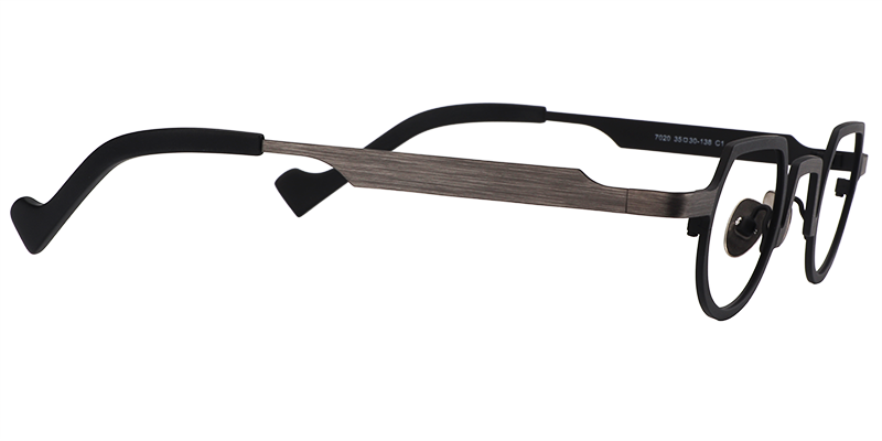 Timothy Round Black Glasses | ZEELOOL Canada4